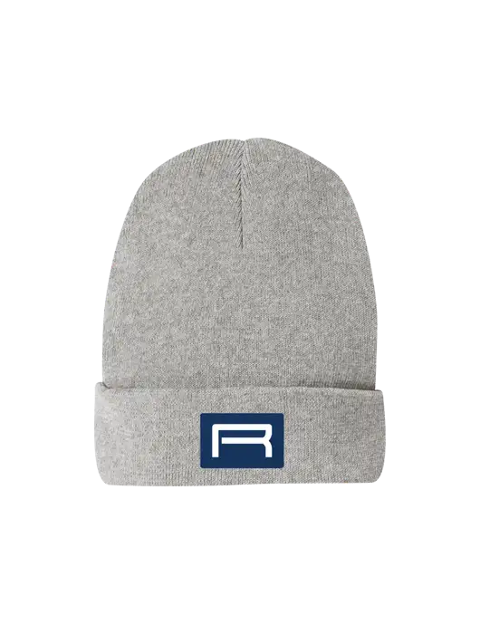 Recycled Light Heather Grey Beanie w/Richard Group Icon Logo