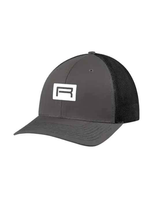 Richardson Adjustable Snapback Original 112 Trucker Cap Dark Grey w/Black Mesh w/Richard Group Icon Logo