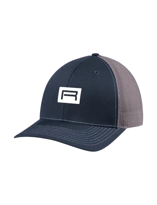 Richardson Adjustable Snapback Original 112 Trucker Cap Navy w/Charcoal Mesh w/Richard Group Icon Logo