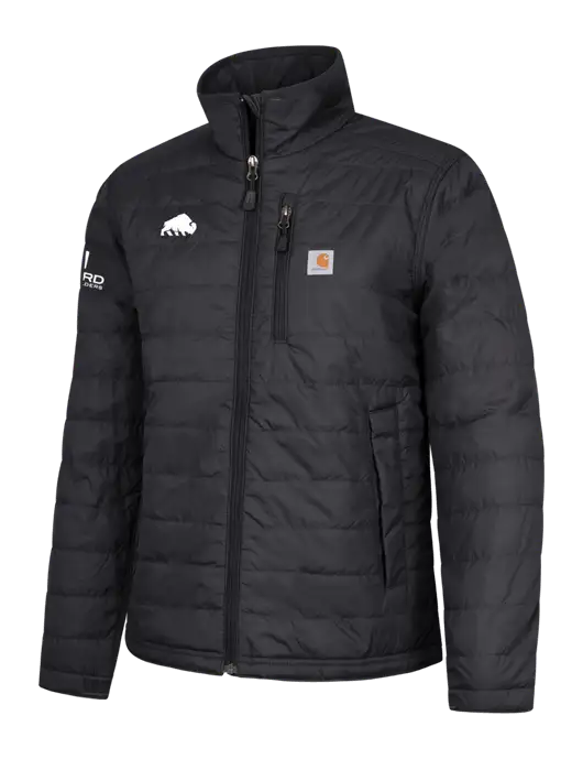 Carhartt Womens Black Gilliam Jacket w/Richard Group Bison Logo, Richard Group Logo