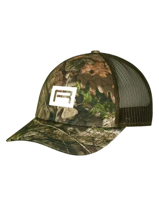 Breakup Country Brown Mossy Oak Camo Mesh Trucker Cap Snap Back w/Richard Group Icon Logo