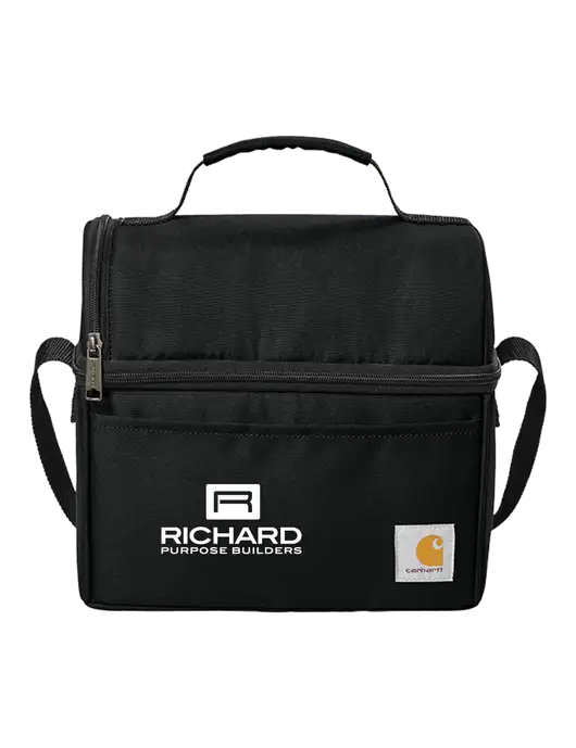 Carhartt Black Lunch 6-Can Cooler w/Richard Group Logo